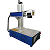 50w mini-lasermarkeermachine voor diverse metalen voor hard plastic etc.