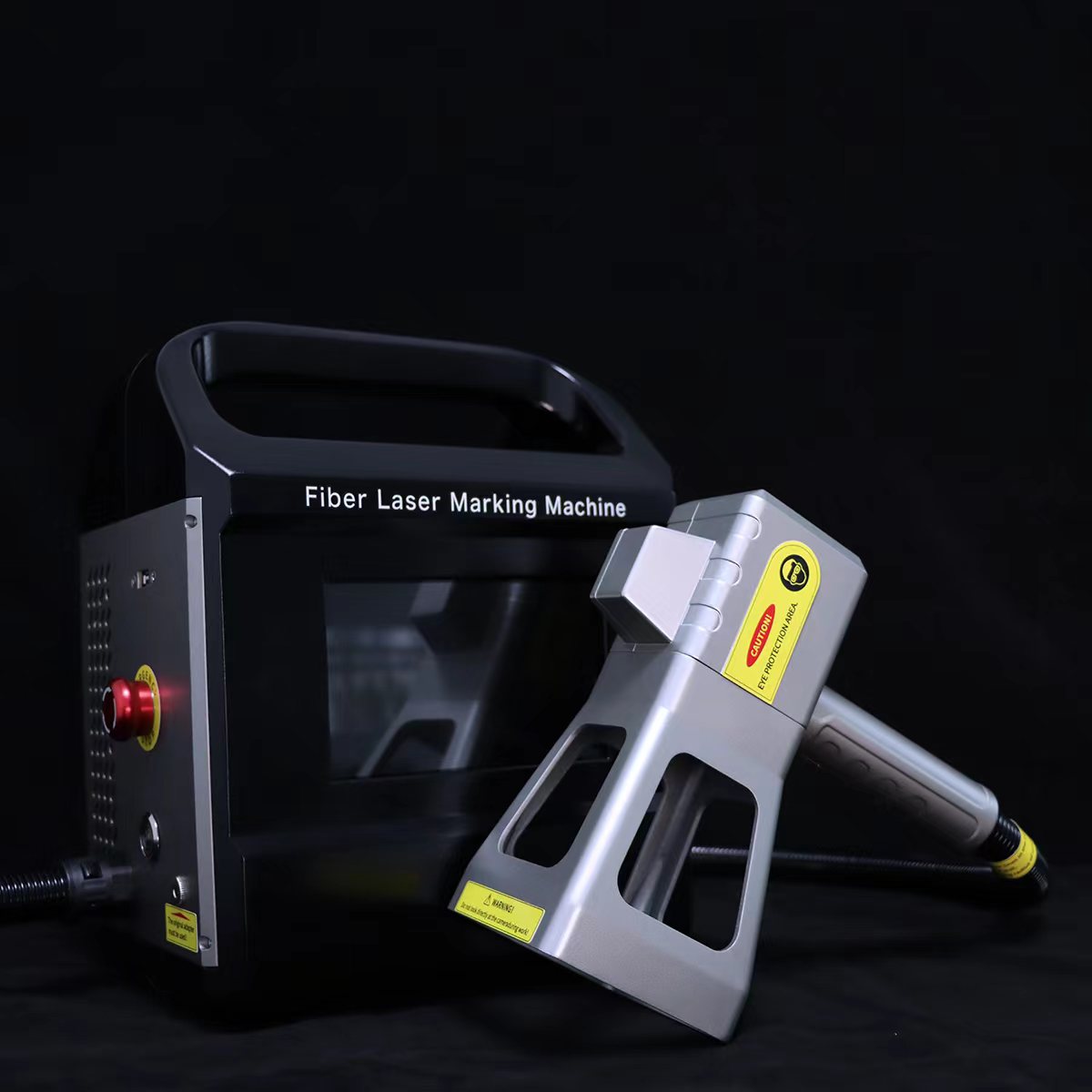 6,5 kg mini-handheld fiberlasermarkeermachine