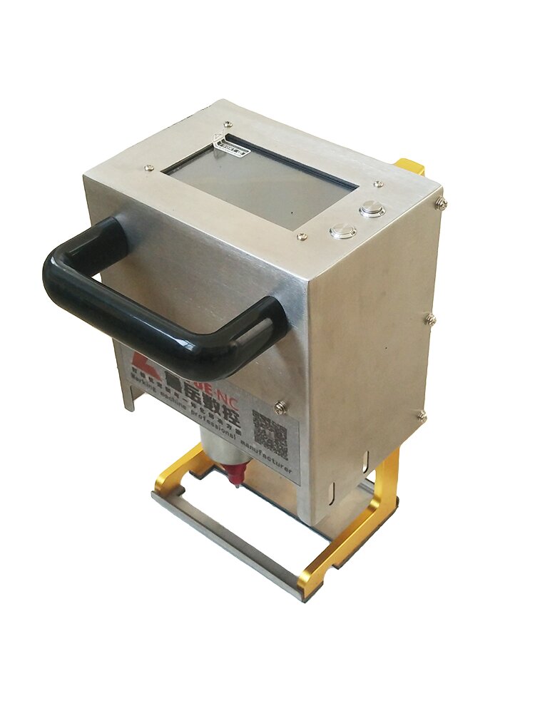 Handheld dot peen gravure machine voor hard metaal